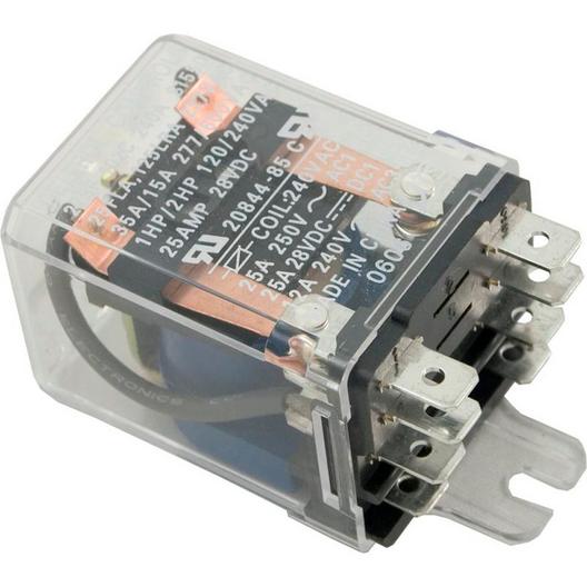 Deltrol Controls Relay, Deltrol Controls, DPDT, 25a, 230v, Coil, Dustcover