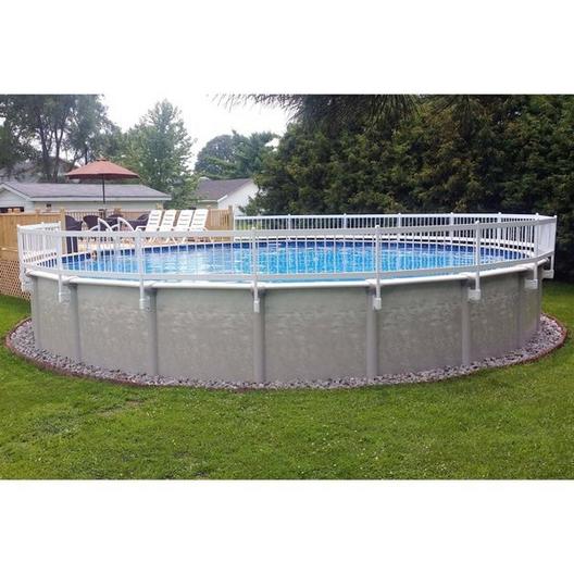 Vinyl Works Of Canada - Economy 24in Resin Above Ground Pool Fence Kits