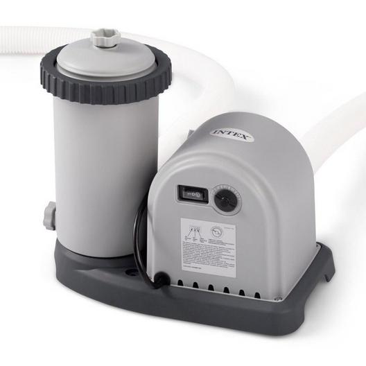 Intex - Krystal Clear Cartridge Filter Pump for Above Ground Pool up to 1,500 Gallons