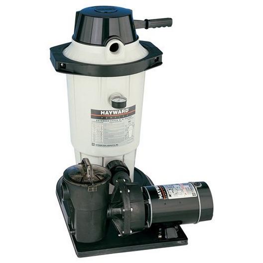 Hayward - W3EC40C92S Perflex 20 sq. ft. DE Filter with 1HP Above Ground Pool Pump