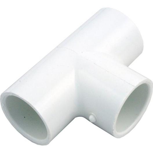 LASCO - 1in PVC Tee Fitting, 1x1x1 Slip Socket Tee, Sch 40