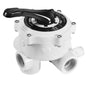 Hayward - Vari-Flo Control 1-1/2in. FIP Valve Side Mount In LIne Sight Glass, White