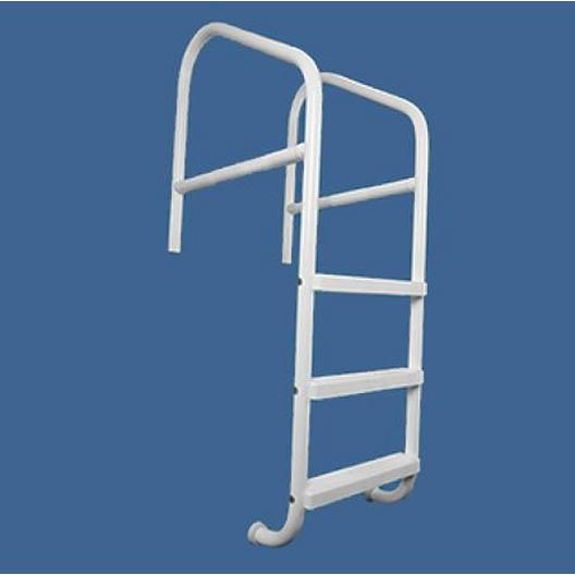 Saftron - 30" Commercial 3-Step Cross Braced Pool Ladder, Taupe