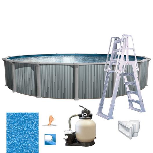 Ambassador II 27' x 52" Round Above Ground Pool Package