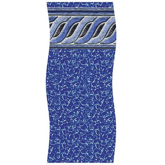Swimline - Beaded 15' x 24' Oval 52 in. Depth Emerald Tile Johnny Weissmuller Above Ground Pool Liner, 25 Mil