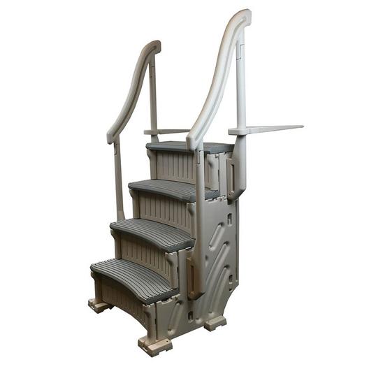 Confer Plastics - CCX-AG Curve InPool 4 Step Entry for Above Ground Pools