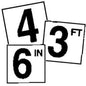 INLAYS INC. - Glass Overlay 7 1/2 Foot Marker