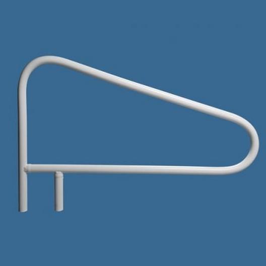Saftron - 52" Return to Deck Cross Braced 3 Bend Hand/Grab Rail, Gray