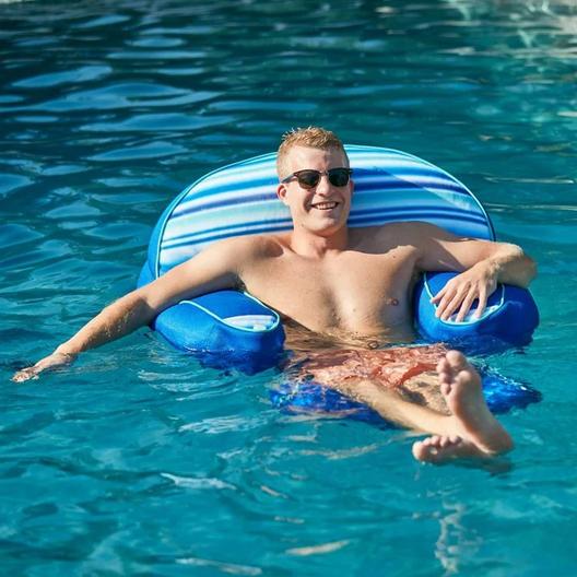 Big Joe - Lazy Pool Lounger, Blurred Blue