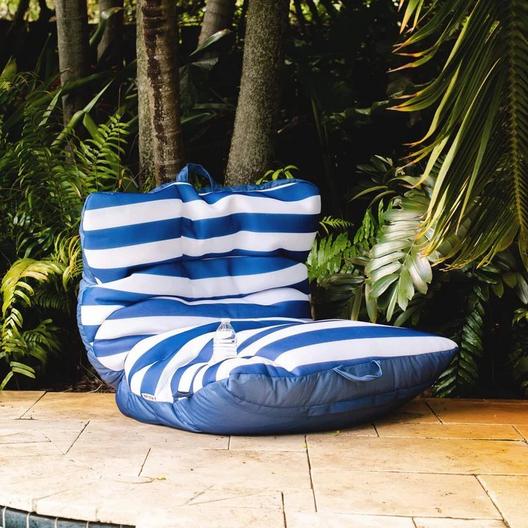 Big Joe - Roma Pool Float - Nautical Stripe