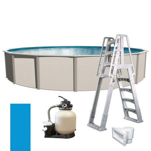 Weekender 24' x 48" Round Above Ground Pool Package